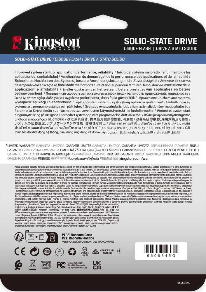 „Kingston Technology“ 15,36 TB DC3000ME U.2 PCIe 5.0 NVMe TCG Opal Enterprise SSD diskai