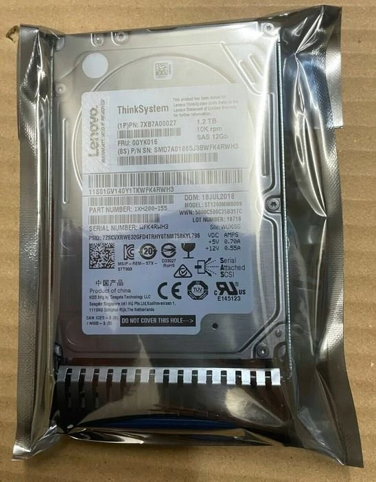 Dysk serwerowy Lenovo ThinkSystem 1.2TB 2.5'' 10K SAS Hot Swap (00YK016)