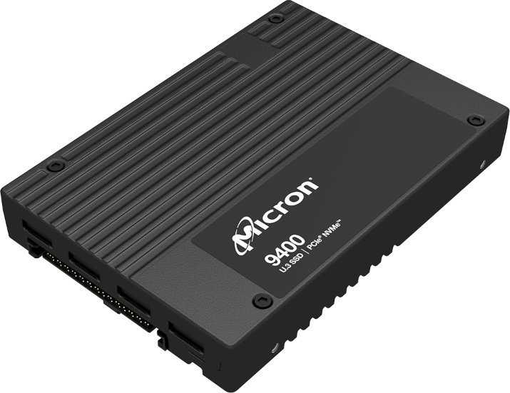 SSD Micron 9400 PRO 30,72 TB NVMe U.3 (15 mm) MTFDKCC30T7TGH-1BC1ZABYYR (DPWD 1)