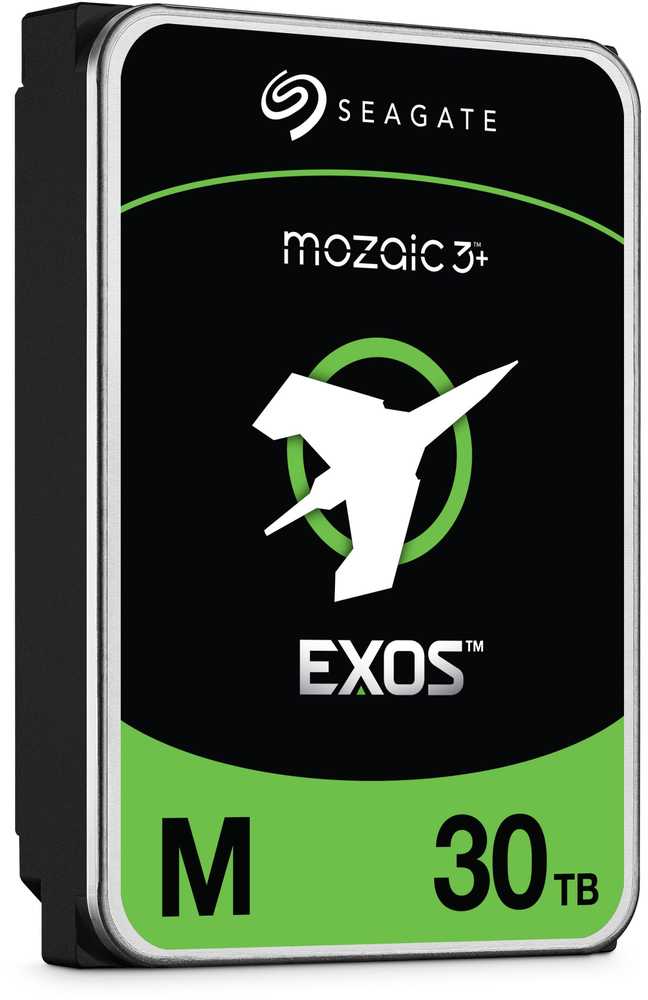 Seagate „Eece1 Exos M 3+“ 30 TB 3,5 colio SATA III (6 Gb/s) serverio diskas (ST30000NM004K)