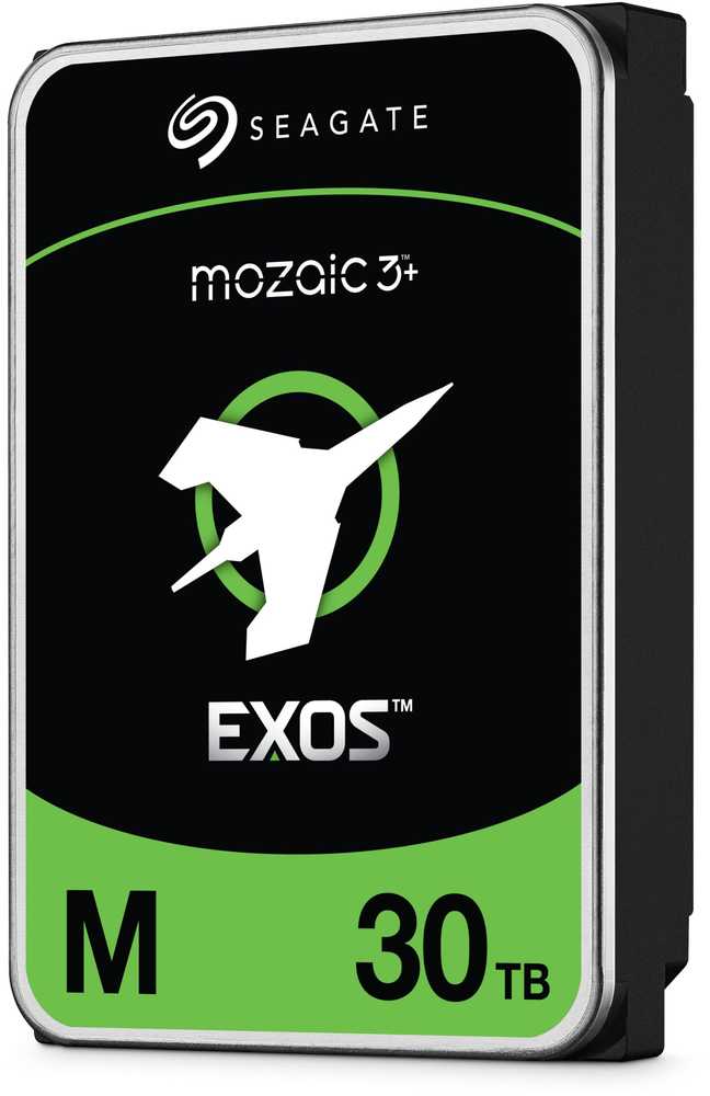 Seagate „Eece1 Exos M 3+“ 30 TB 3,5 colio SATA III (6 Gb/s) serverio diskas (ST30000NM004K)