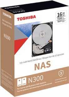Serverio diskas Toshiba N300 (birus) 10 TB 3,5 colio SATA III (6 Gb/s) (MN10ADA10TS)