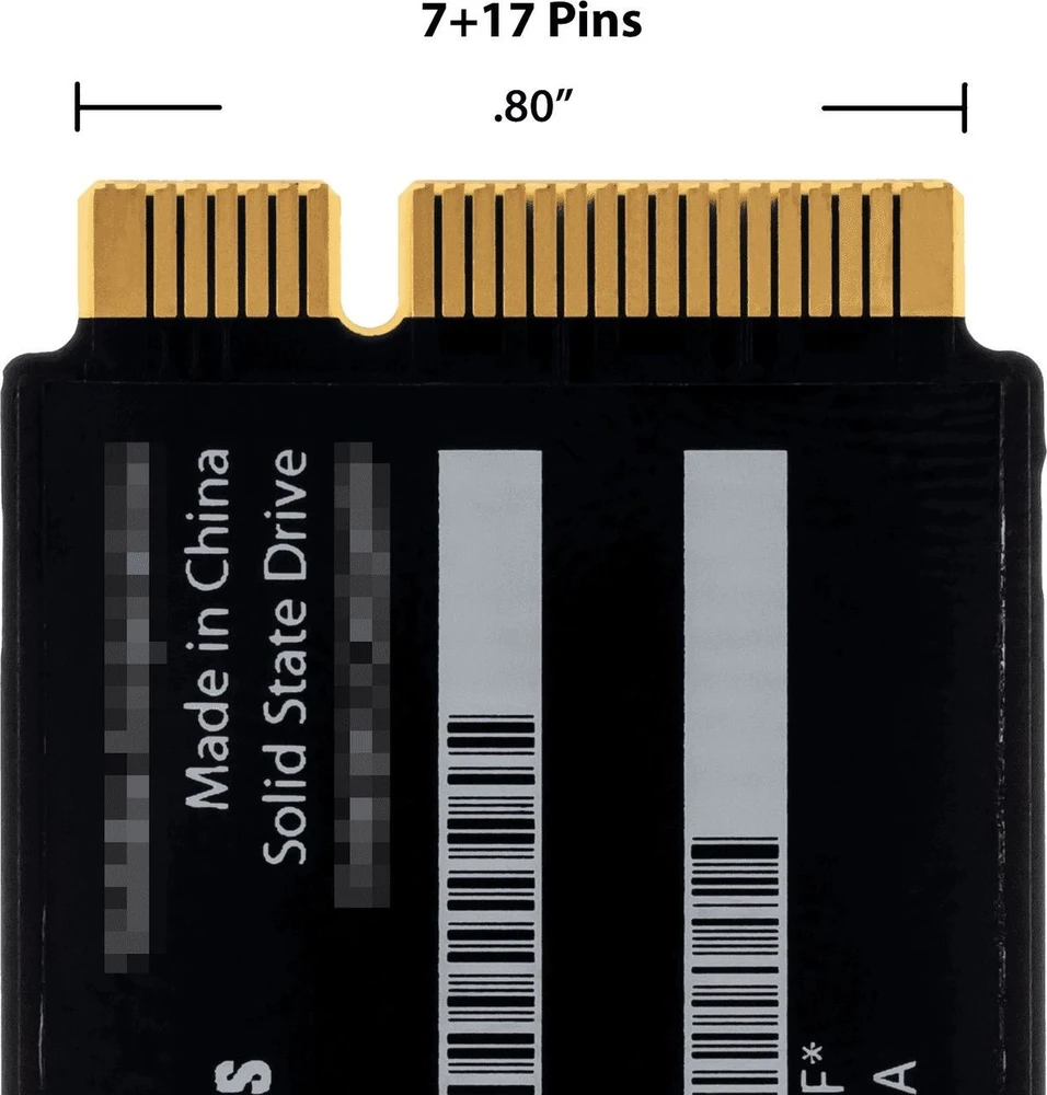 „Dysk SSD CoreParts A1465 A1466 Mid2012“ 256 GB atmintinė (MS-SSD-256GB-STICK-02)