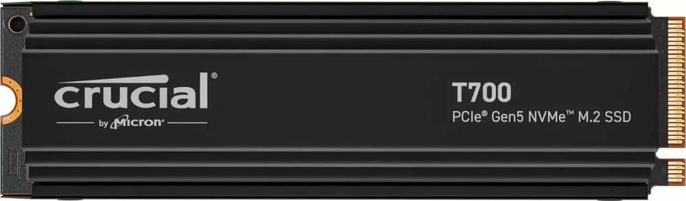 „Crucial T700 M.2 PCI-e 5.0 NVMe 4TB“ radiatorius