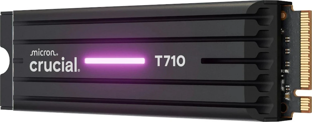 „Crucial T710 M.2 PCI-e 5.0 NVMe 2TB“ radiatorius