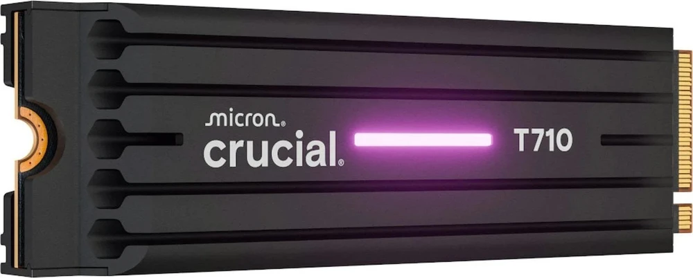 „Crucial T710 M.2 PCI-e 5.0 NVMe 4TB“ radiatorius