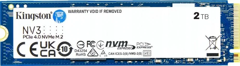 Kingston SSD 4TB NV3 M.2 2280 PCIe 4.0 NVMe SSD