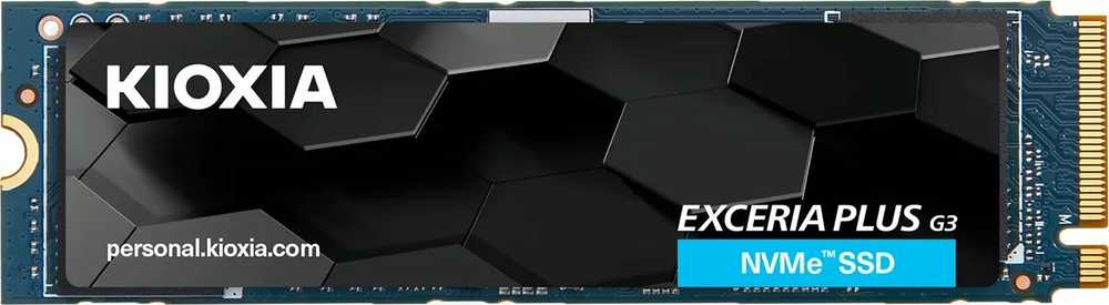 M.2 SSD - Kioxia Exceria Plus G3 2TB PCIe 4.0 5000MB/s Skaitymas 3900MB/s Rašymas