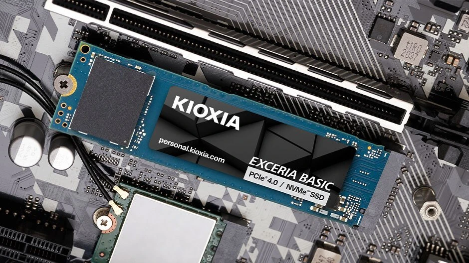 „Kioxia LSF10Z001TG8“ vidinis SSD diskas, 1 TB, M.2 PCI Express 4.0 NVMe QLC
