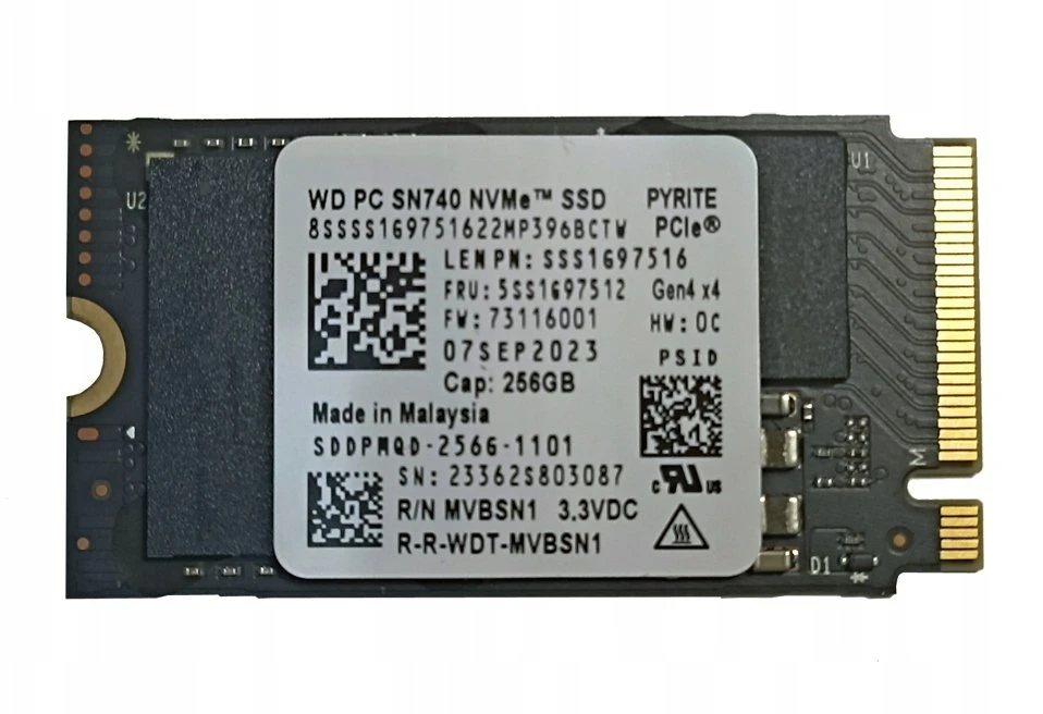 Dysk SSD Lenovo 256GB M.2 NVMe PCIe Gen4