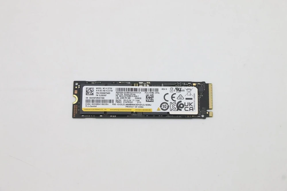 Dysk SSD Lenovo 2TB M.2 2280 PCIE 4.0 NVME (5SS0W79495)
