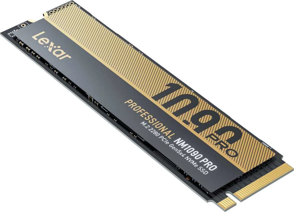 Lexar SSD | NM1090 Pro | 1000 GB | SSD form factor M.2 2280 | Solid-state drive sąsaja PCIe Gen 5x4 | Skaitymo greitis 14000 MB/s | Rašymo greitis 10000 MB/s