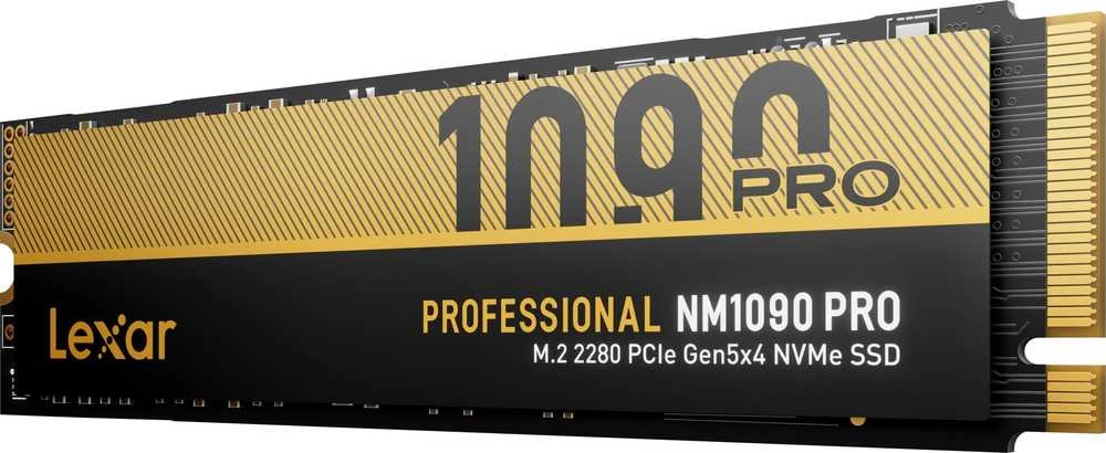 Lexar SSD | NM1090 Pro | 4000 GB | SSD form factor M.2 2280 | Solid-state drive sąsaja PCIe Gen 5x4 | Skaitymo greitis 14000 MB/s | Rašymo greitis 13000 MB/s