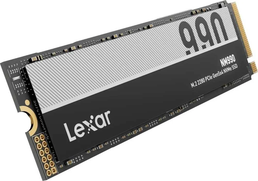 Lexar SSD | NM990 | 1000 GB | SSD form factor M.2 2280 | Solid-state drive sąsaja NVMe | Skaitymo greitis 14000 MB/s | Rašymo greitis 7500 MB/s