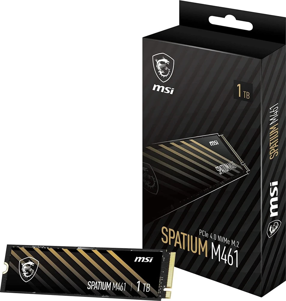 SSD kietasis diskas MSI SPATIUM M461 PRO, 1 TB PCIe Gen4x4 M.2 2280