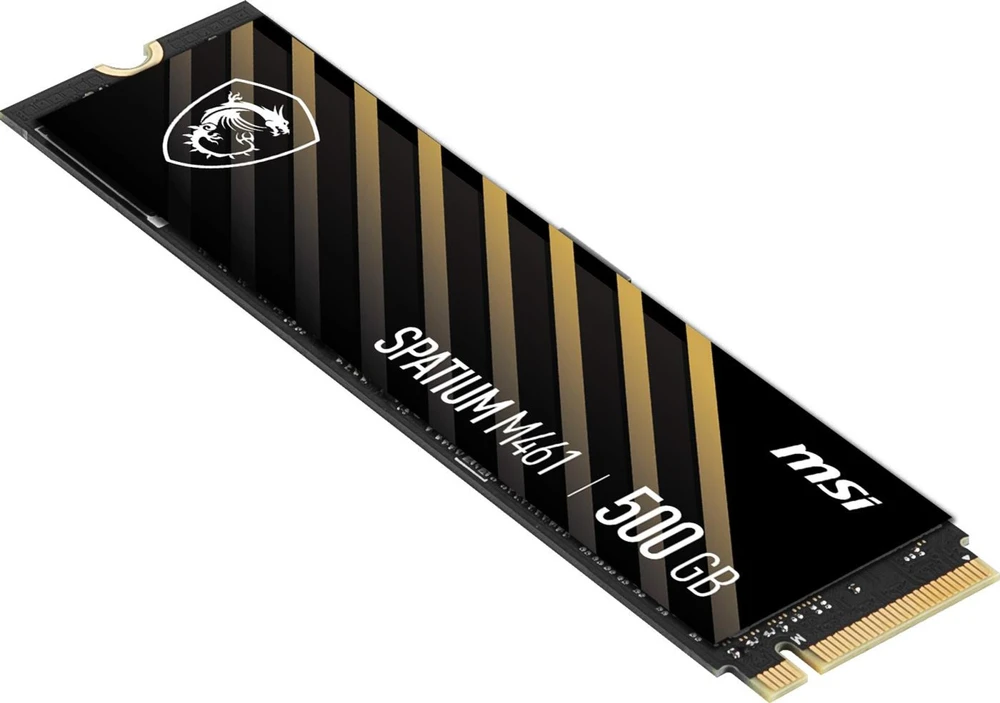 Dysk SSD MSI Spatium M461 500GB M.2 2280 PCI-E x4 Gen4 NVMe (S78-440K260-P83)