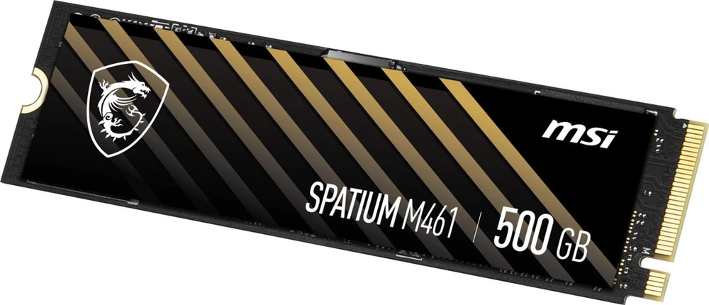 Dysk SSD MSI Spatium M461 500GB M.2 2280 PCI-E x4 Gen4 NVMe (S78-440K260-P83)