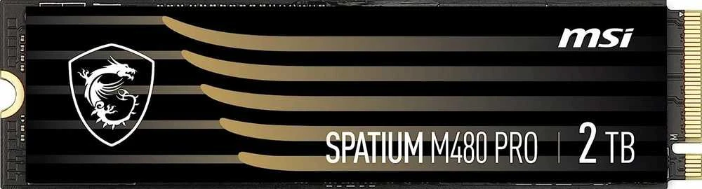 SSD kietasis diskas MSI SPATIUM M480 PRO, 2 TB PCIe Gen4x4 M.2 2280
