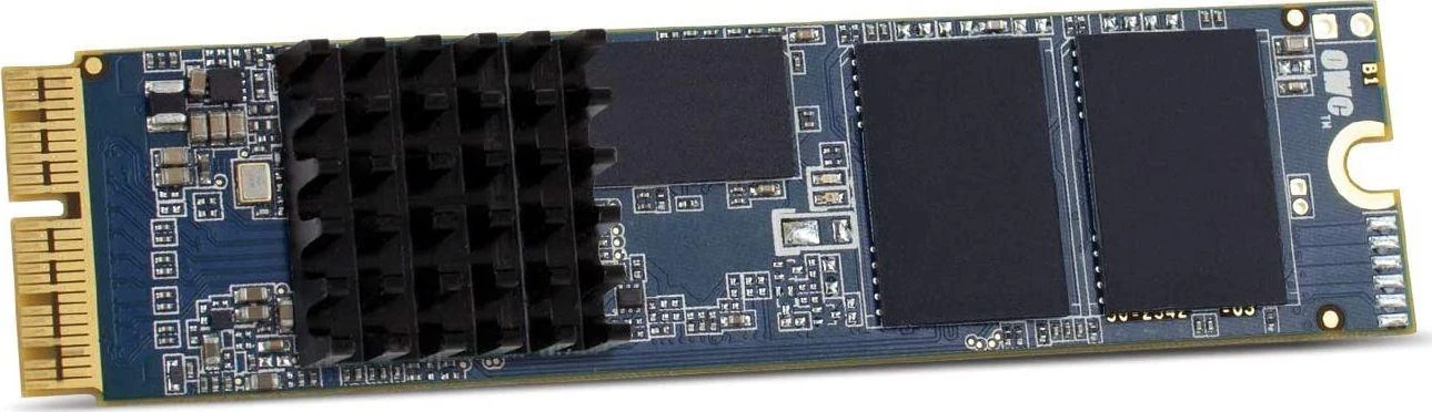 OWC Aura Pro X2 SSD 480GB Mac Pro 2013 radiatorius