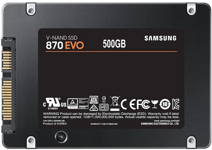 Dysk SSD Samsung 870 Evo 500 Gb 2.5'' Serial (MZ-77E500B/EU.)