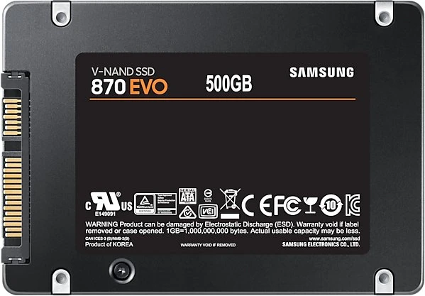 Dysk SSD Samsung 870 EVO 500GB 2.5'' SATA III (MZ-77E500BW)