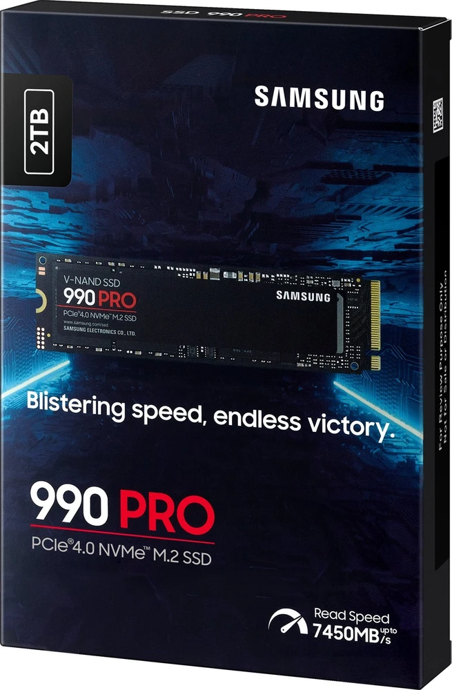 SSD diskas Samsung 990 PRO 2TB M.2 2280 PCI-E x4 Gen4 NVMe (MZ-V9P2T0BW)