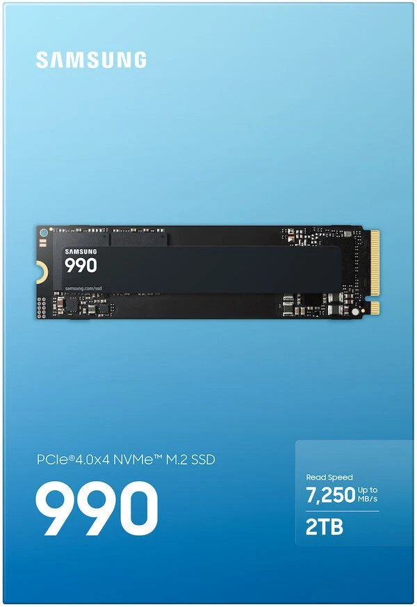 SAMSUNG 990 2TB M.2 PCIe 4.0 NVMe SSD