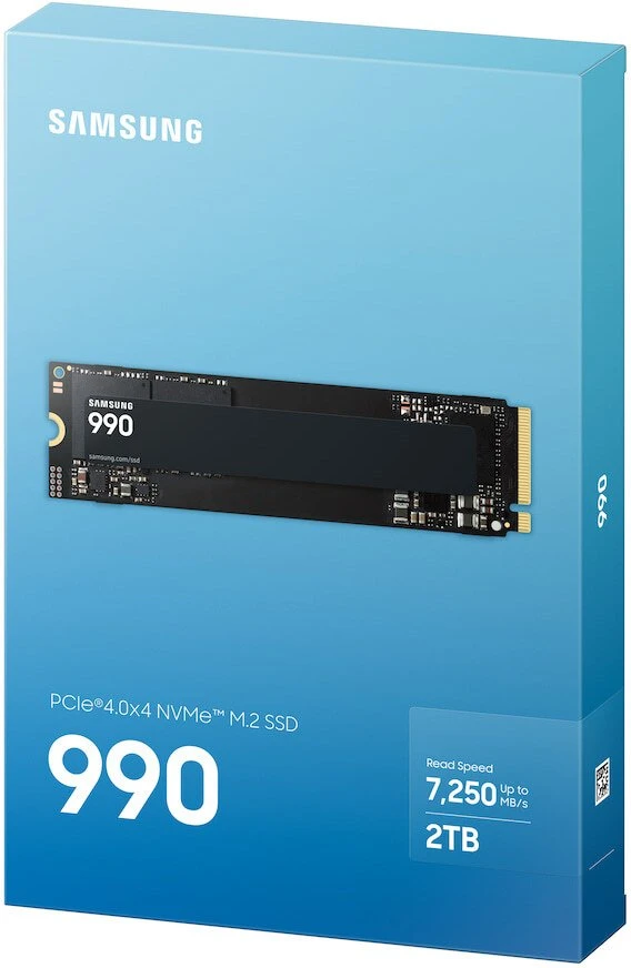 SAMSUNG 990 2TB M.2 PCIe 4.0 NVMe SSD