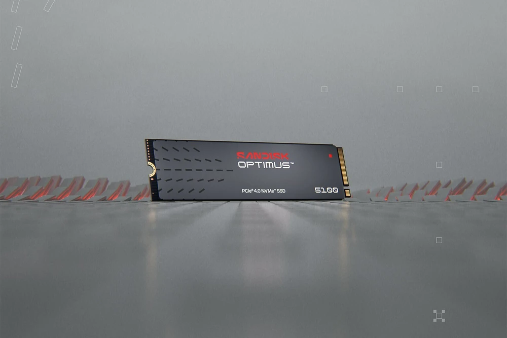 Dysk SSD SanDisk Optimus 5100 500GB M.2 2280 PCI-E x4 Gen4 NVMe (SDSP51500GAN-000E0)