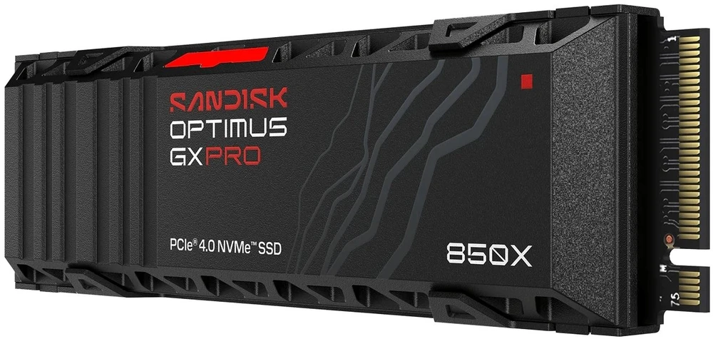 „SANDISK Optimus GX PRO 850X NVMe 1TB“ su aušintuvu