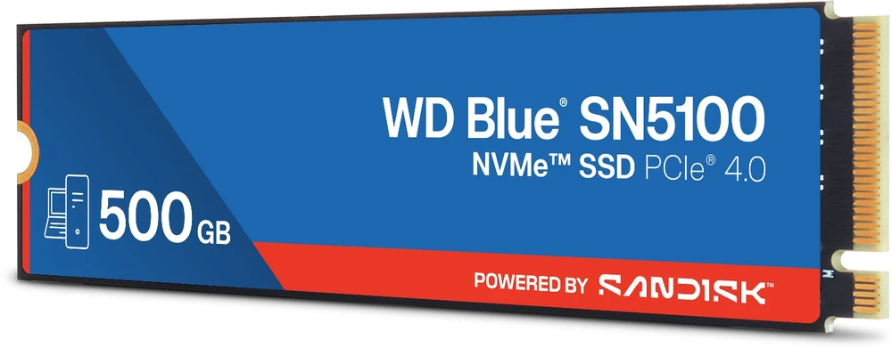 Sandisk Western Digital 500GB WD Mėlyna® SN5100 NVMe™ SSD