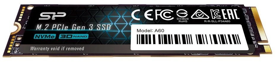 Silicon Power P34A60 128 GB M.2 PCI Express 3.0 NVMe