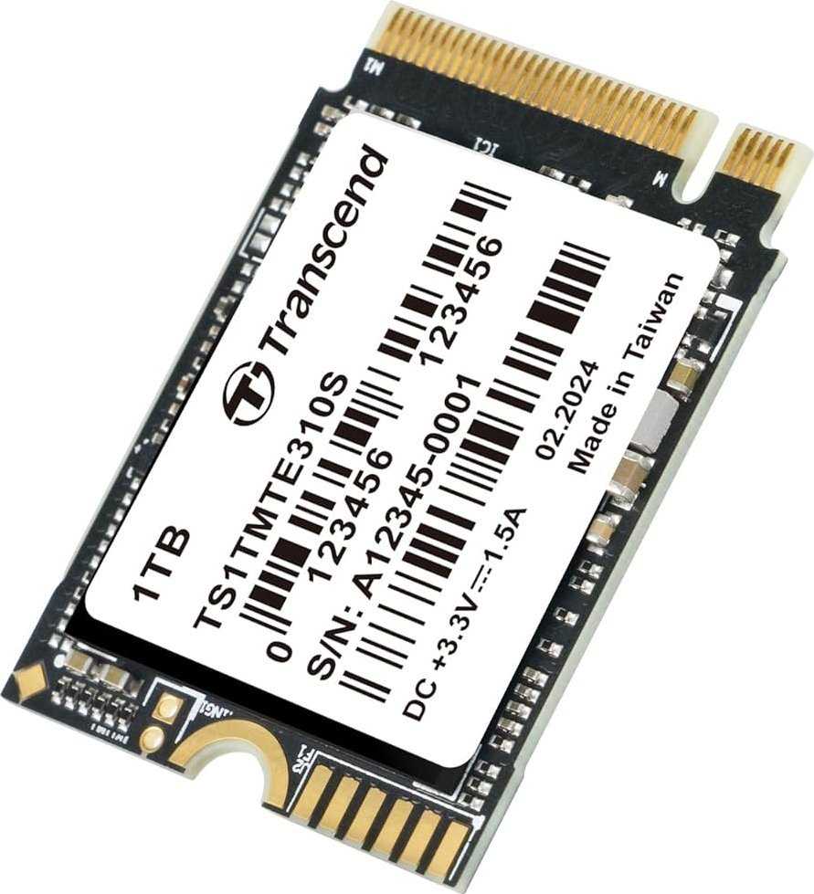 TRANSCEND 1TB M.2 2230 PCIe Gen4x4 NVMe 3D TLC DRAM-less