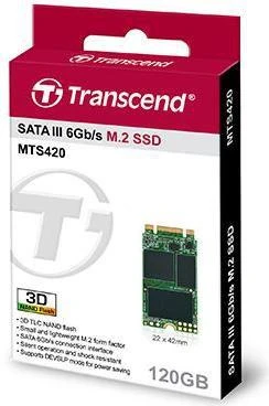Transcend SSD 120GB, M.2 2242, SATA3, TLC, 560/500Mb/s