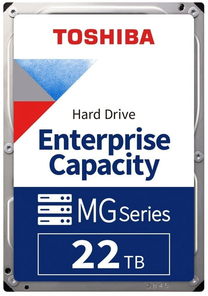 HDD Server TOSHIBA MG11 22TB MAMR 512e, 3.5'', 1024MB, 7200RPM, SATA, SKU: HDEB036GEA51F