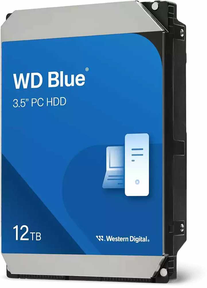 Western Digital Mėlyna WD Mėlynas DES 12 TB 512MB - 3.5IN SATA 6GB/S 7200RPM
