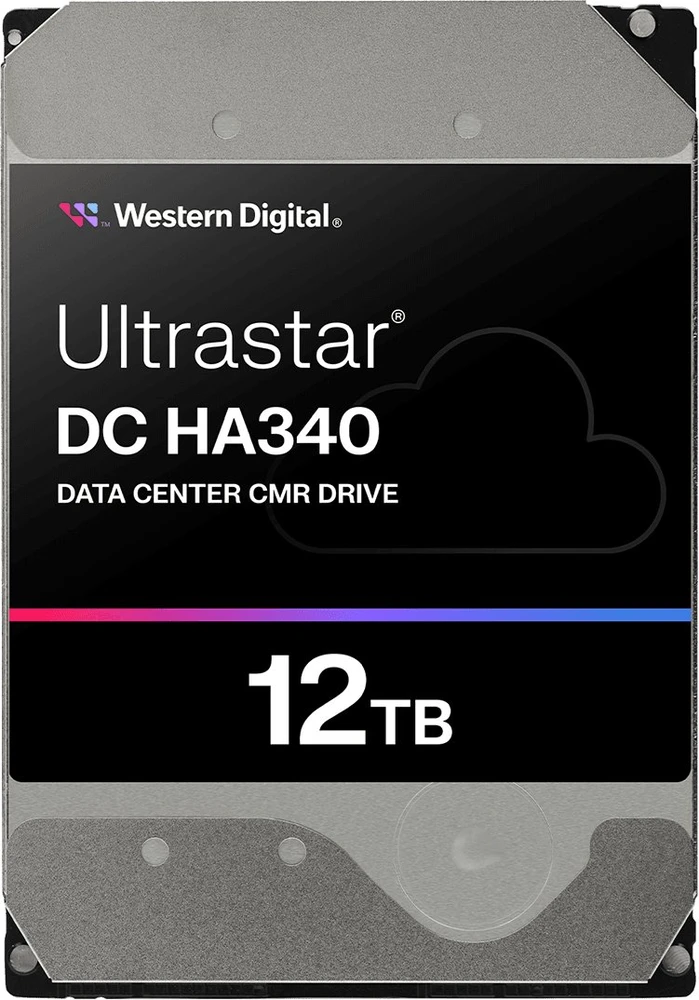 Western Digital „Ultrastar DC HA340“, 12 TB, 7200 aps./min., 512 MB, 3,5 colio, serijinis ATA