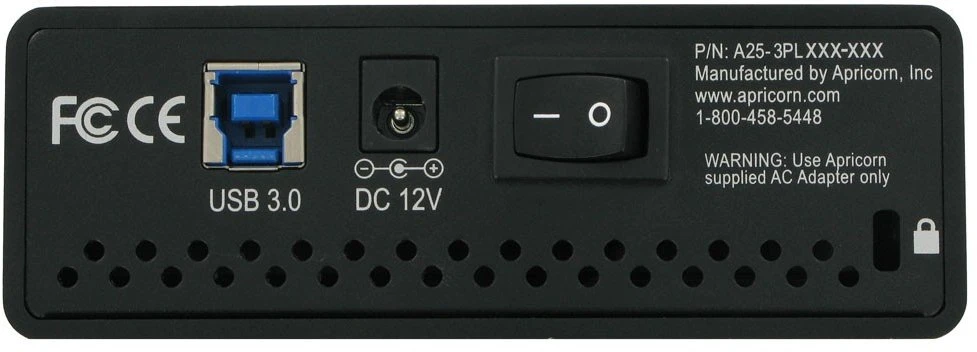 Kietasis diskas Dysk zewnętrzny HDD Apricorn 6TB Aegis Padlock DT Secure