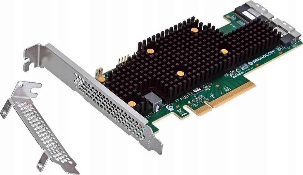 Broadcom BCM HBA 9600-16i SAS / SATA / NVMe sąsajos kortelės / adapteris Vidinis SFF-8654
