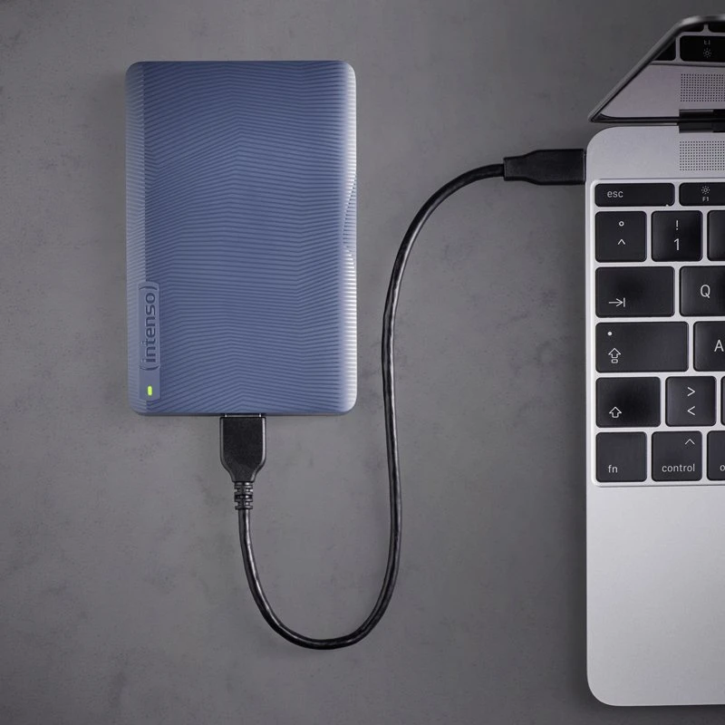 Dysk zewnętrzny HDD Intenso Išorinis kietasis diskas HDD INTENSO 2000 GB Colour Mėlyna 6029585