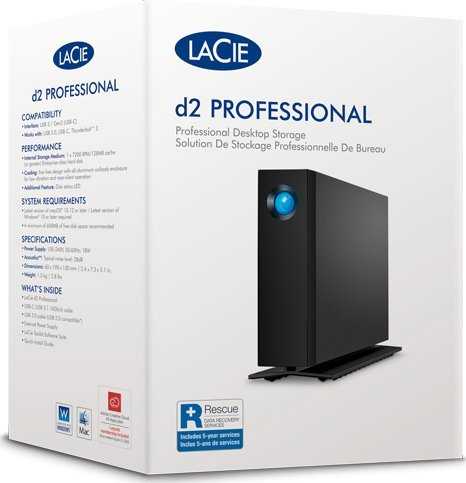 „LaCie d2 Professional 3.5“ 24 TB kietasis diskas