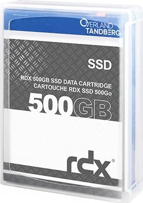 Kietasis diskas Dysk zewnętrzny SSD TandBerg RDX 8665-RDX 500GB Juodai-Oranžinė
