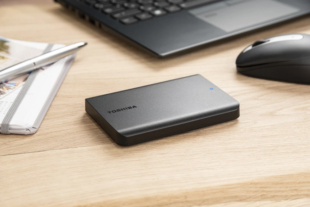 Toshiba Išorinis kietasis diskas Canvio Basics Excl (2.5" 4TB, USB3.2 Gen 1, Juodas)