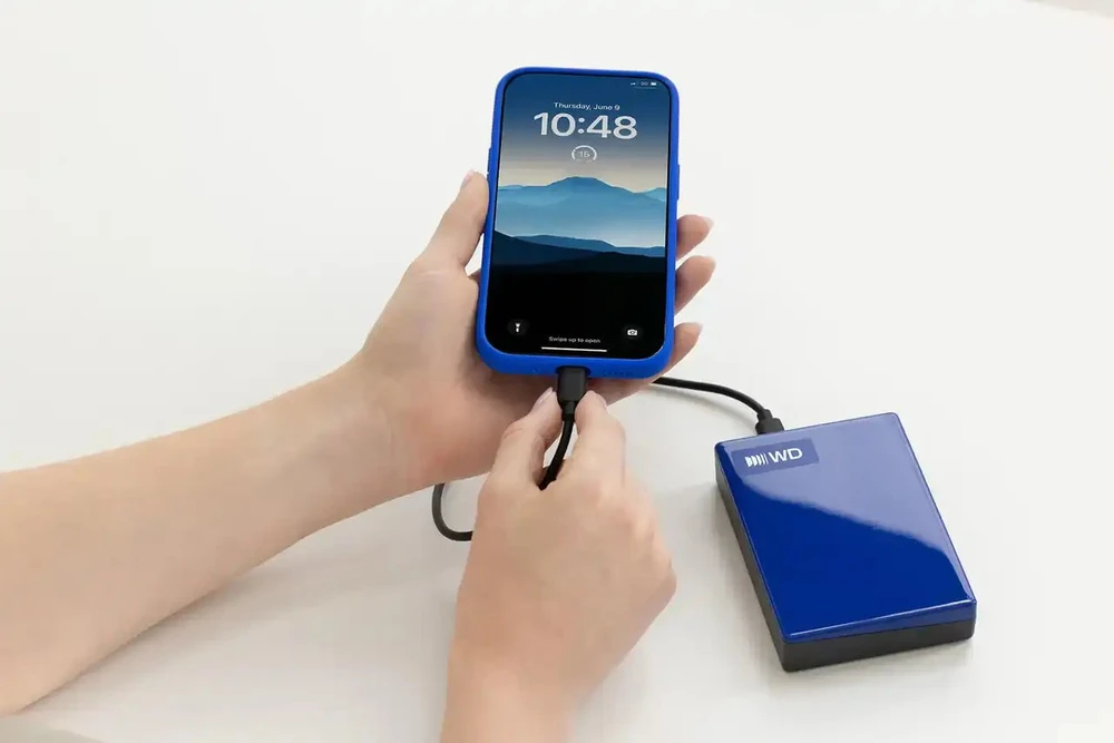 Western Digital My Passport 2TB USB-C Mėlyna Išorinis kietasis diskas HDD