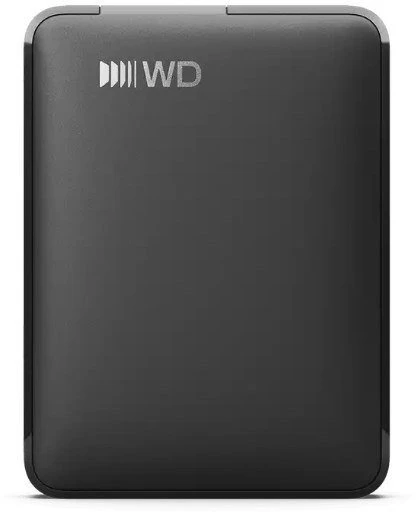 WD Western Digital Elements nešiojamas (USB-C) išorinis kietasis diskas 1 TB 2,5 colio USB Type-C 3.2 Gen 1 (3.1 Gen 1) juodas