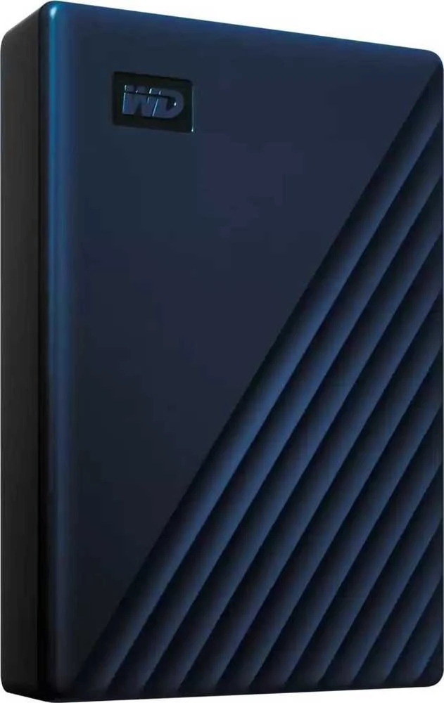 Kietasis diskas Western Digital My Passport Ultra 6TB Mėlyna USB-C/USB3.0 HDD 2,5" metalo apdaila RTL nešiojamas išorinis