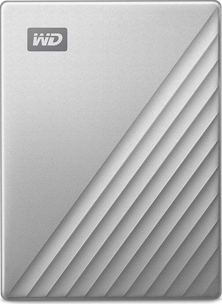 Kietasis diskas 2,5 Western Digital „My Passport Ultra Mac“ 6 TB su USB-C/USB3.0 kietuoju disku, 6,35 cm, 2,5 colio, nešiojamas išorinis diskas su metalinės apdailos RTL