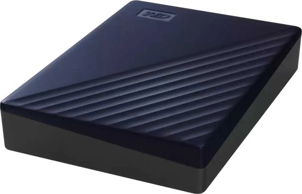 Kietasis diskas Western Digital My Passport Ultra 6TB Mėlyna USB-C/USB3.0 HDD 2,5" metalo apdaila RTL nešiojamas išorinis