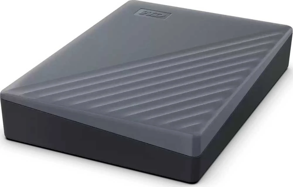 Išorinis kietasis diskas HDD Western Digital My Passport (6TB, USB 3.2) Pilkas