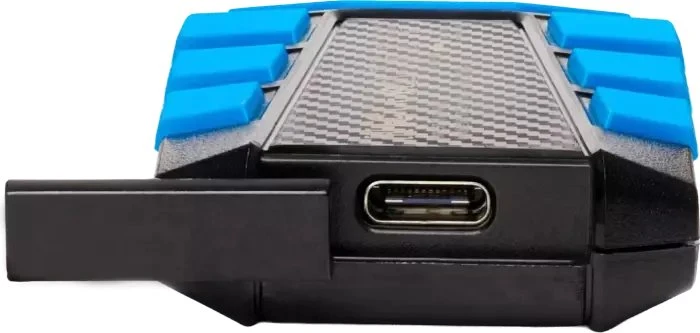 ADATA Išorinis kietasis diskas SSD SD820 1 TB, Externe SSD - juodas/mėlynas, USB-C 3.2 Gen 2 (10 Gbit/s)